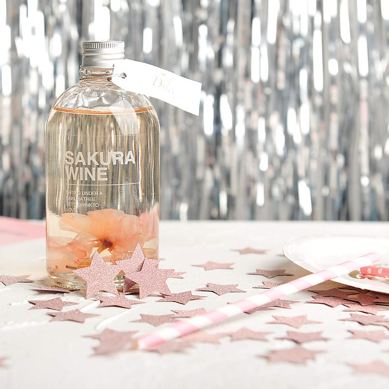 MOWO Glitter Star Confetti for Table Wedding Birthday Party Decoration  1.2 inch in Diameter (rose gold glitter 200pc) - Image 4